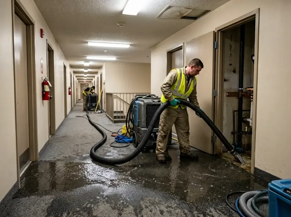 multi-unit-apartment-hallway-f-005 — frequently asked questions, Emergency Burst Pipe Water Extraction & Removal in Canterwo…
